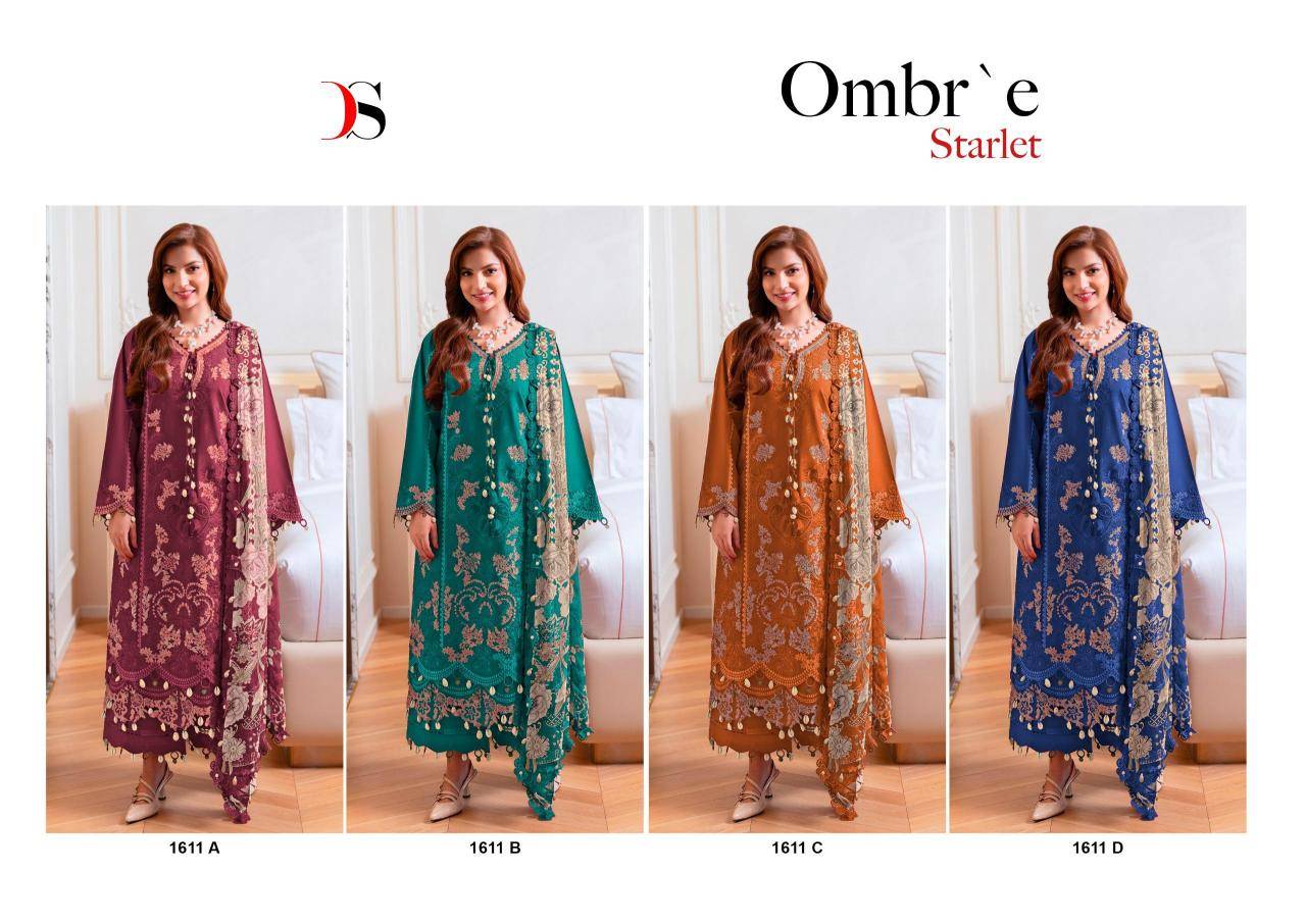 Deepsy ombre starlet d.no 1611 salwar suit  manufacturers in India